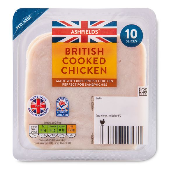 Ashfields British Cooked Chicken 115g